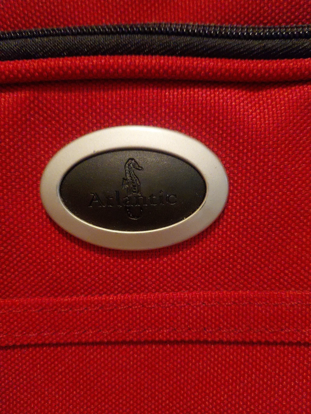 Red Travel Tote Bag with Front Pocket - Unbranded